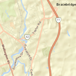 Bracebridge Street Map