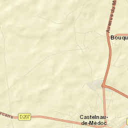 Castelnau-de-Médoc Street Map