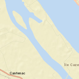 Cantenac Street Map