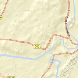 Coutras Street Map