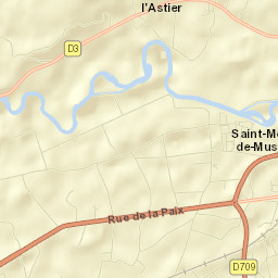 Saint-Médard-de-Mussidan Street Map