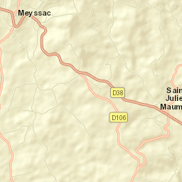 Meyssac Street Map