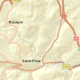 Saint-Flour Street Map