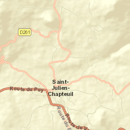 Saint-Julien-Chapteuil Street Map