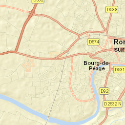 Bourg-de-Péage Street Map