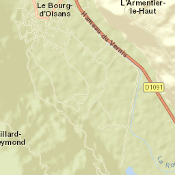 Le Bourg-d’Oisans Street Map