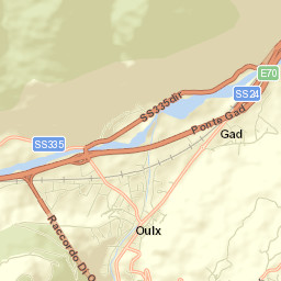 Oulx Street Map