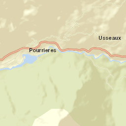 Usseaux Street Map