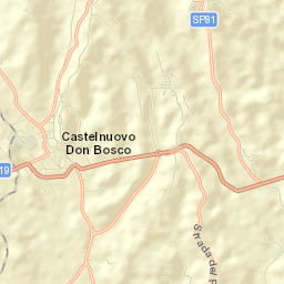 Pino d'Asti Street Map