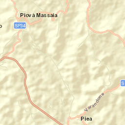 Piovà Massaia Street Map