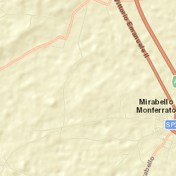 Mirabello Monferrato Street Map