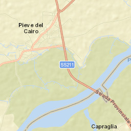 Pieve del Cairo Street Map