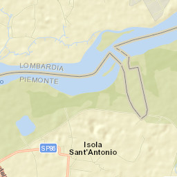Isola Sant'Antonio Street Map