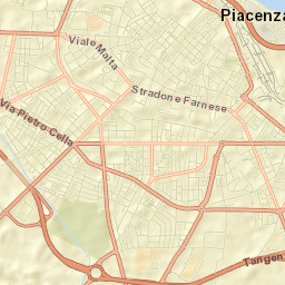 Piacenza Street Map