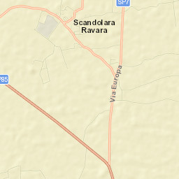 Scandolara Ravara Street Map