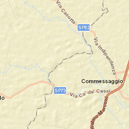 Commessaggio Street Map