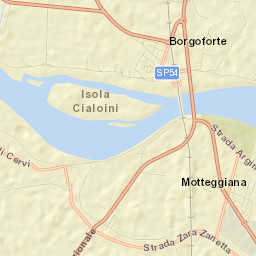 Borgoforte Street Map