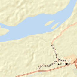 Pieve di Coriano Street Map