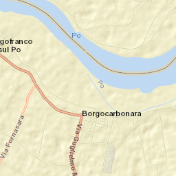Borgofranco sul Po Street Map
