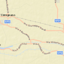 Ceregnano Street Map