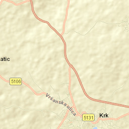 Grad Krk Street Map