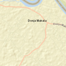 Donja Mahala Street Map