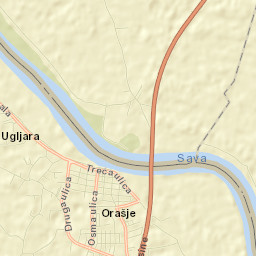 Orašje Street Map