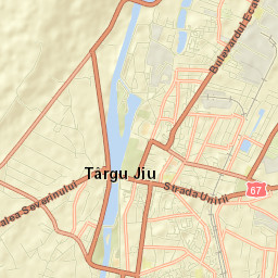 Târgu Jiu Street Map