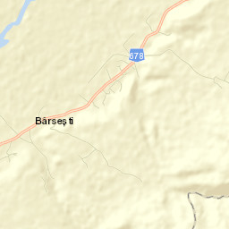 Comuna Budeşti Street Map