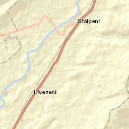 Comuna Stâlpeni Street Map