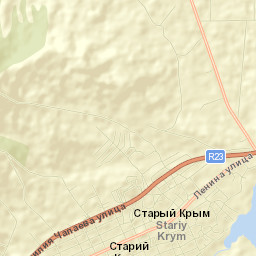 Stary Krym Street Map