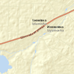 Izyumovka Street Map