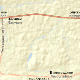 Blizhneye Street Map