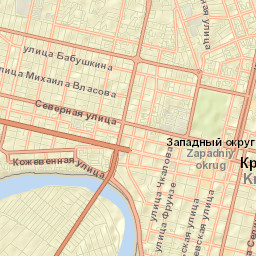 Krasnodar Street Map