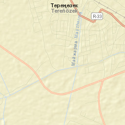 Terenozek Street Map