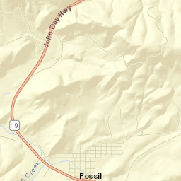 Fossil Street Map
