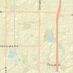 Golden Valley Street Map