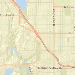 Bottineau Boulevard Robbinsdale MN Street Map
