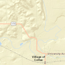 WI-170 Trunk Colfax WI 54730 Street Map