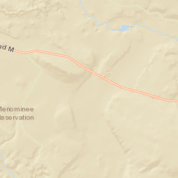 Menominee County Street Map
