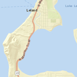 Leland Street Map