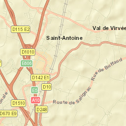 Aubie-et-Espessas Street Map