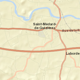 Saint-Médard-de-Guizières Street Map