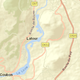 Coubon Street Map