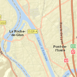La Roche-de-Glun Street Map