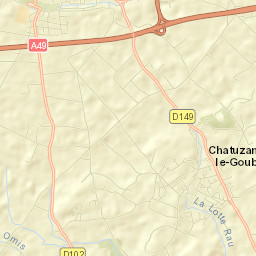 Chatuzange-le-Goubet Street Map