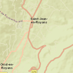 Saint-Jean-en-Royans Street Map
