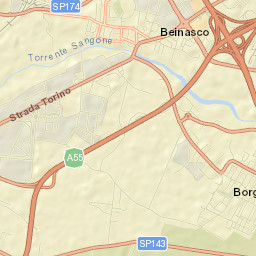 Beinasco Street Map