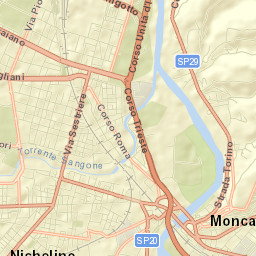 Nichelino Street Map
