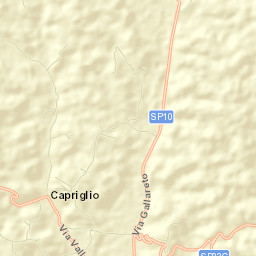 Capriglio Street Map